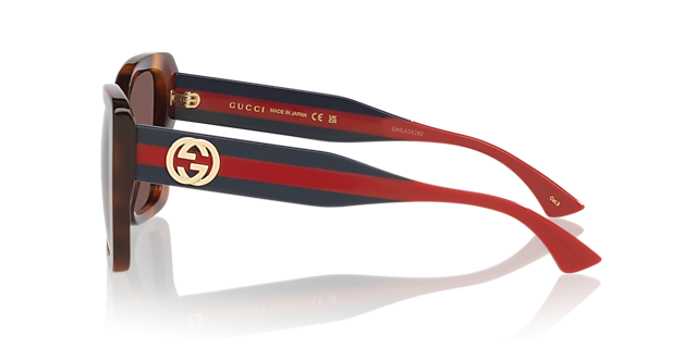 GG1861S Tortoise AcetaatSunglass Frames van B24, Zijaanzicht