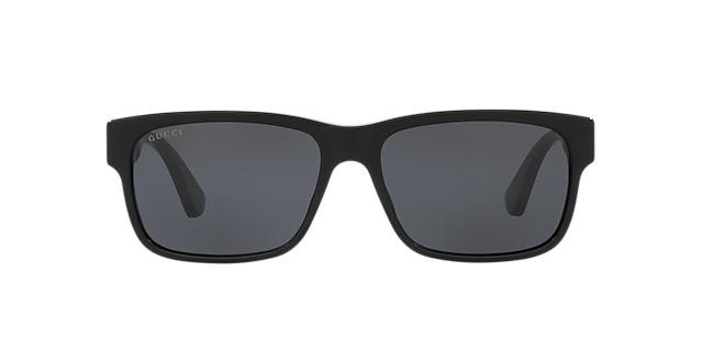 GG0340S Zwart AcetaatSunglass Frames van B24, Vooraanzicht