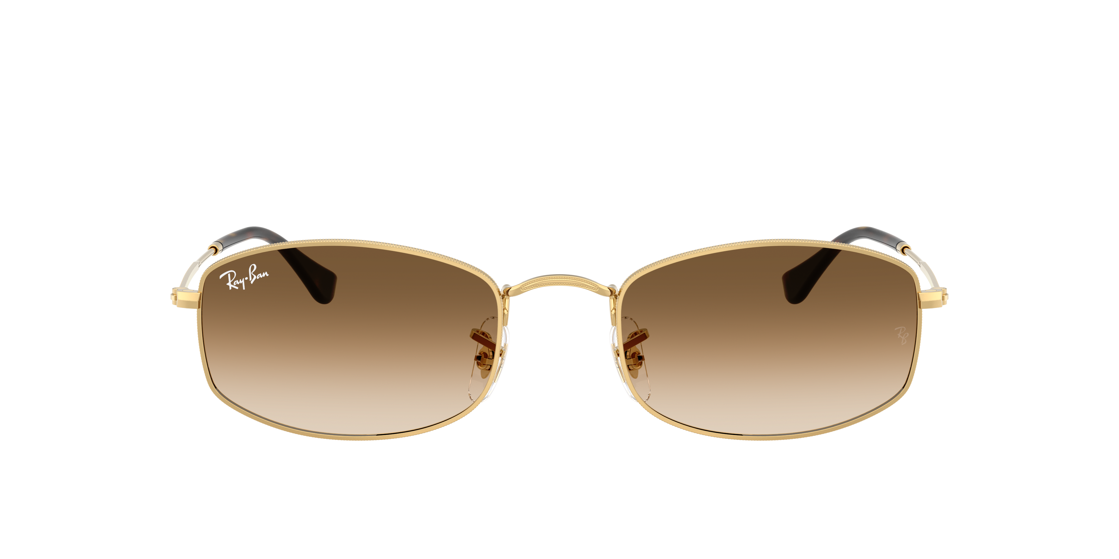 RB3832 Arista goud MetaalSunglass Frames van B24, met getinte lenzen