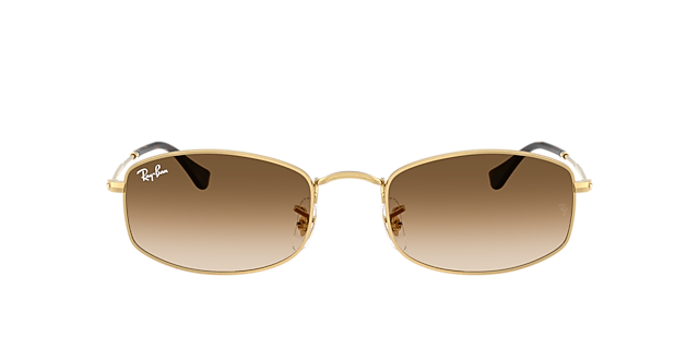 RB3832 Arista goud MetaalSunglass Frames van B24, met getinte lenzen