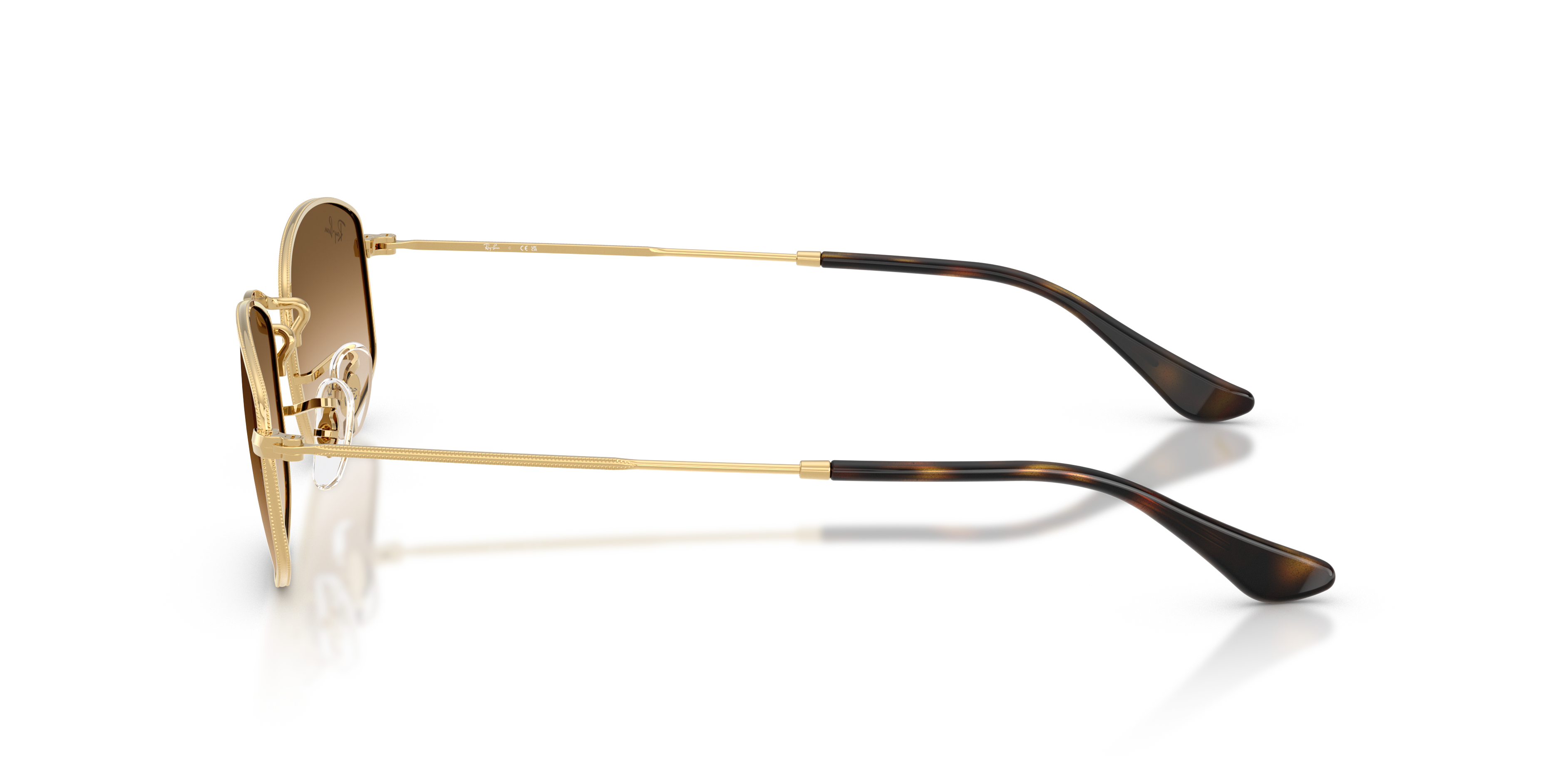 RB3832 Arista goud MetaalSunglass Frames van B24, Zijaanzicht