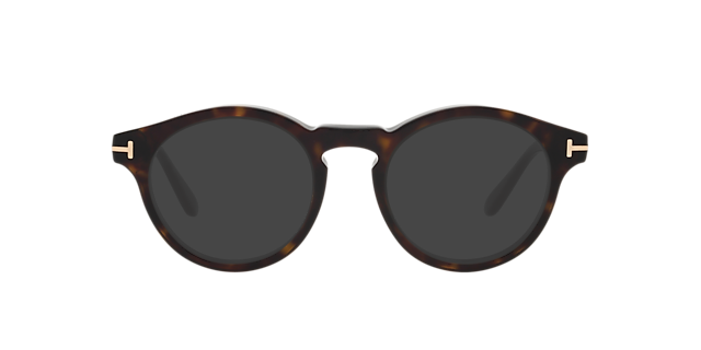 FT5887-B Tortoise AcetaatEyeglass Frames van B24, met getinte lenzen