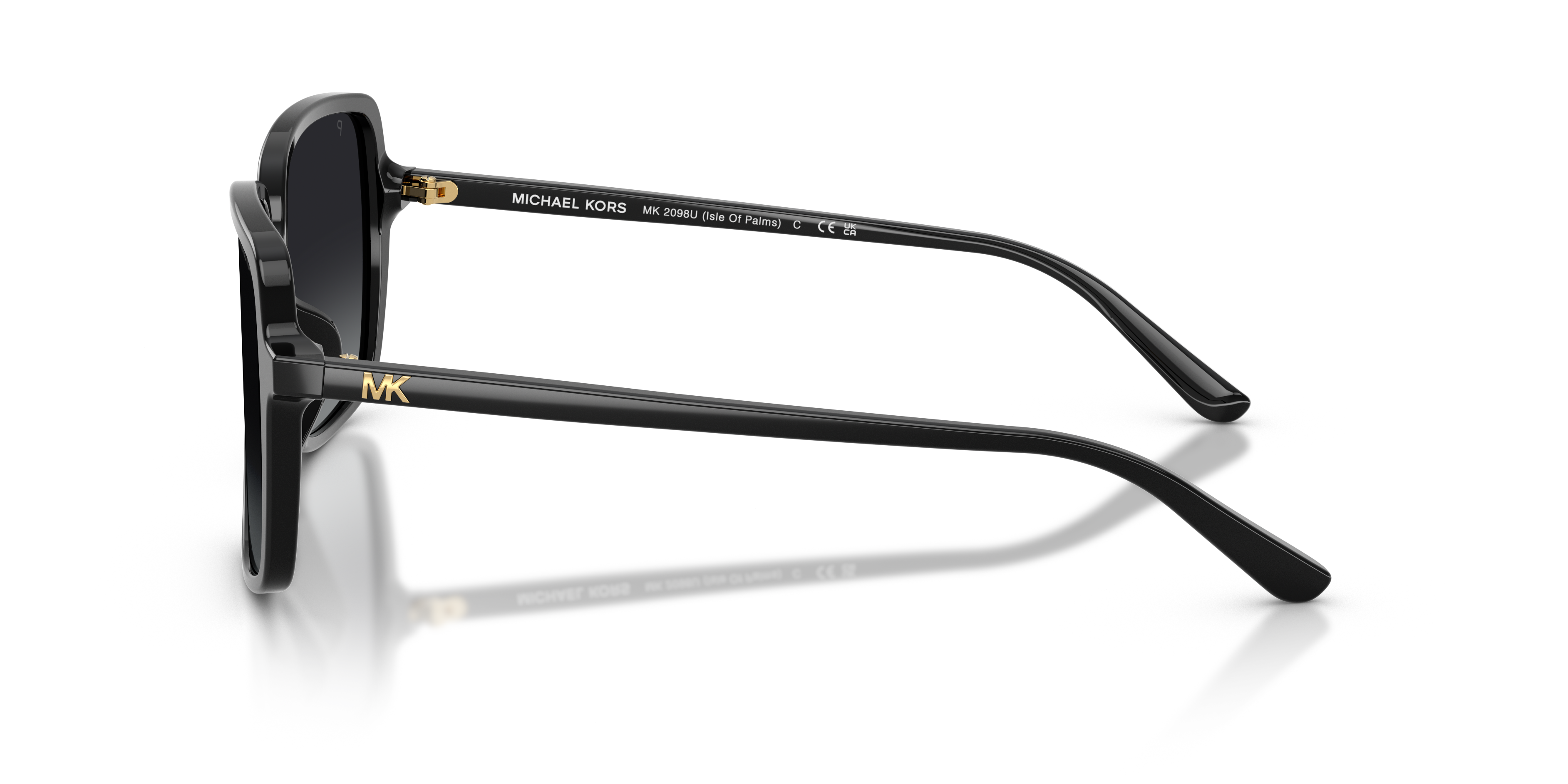 MK2098U Schwarz AcetatSunglass Frames von B24, Seitenansicht