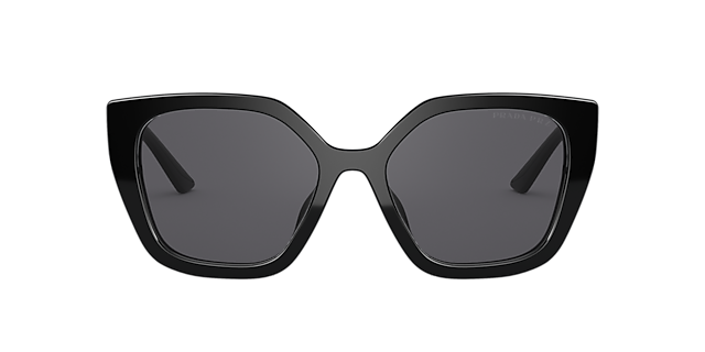 PR 24XS Schwarz AcetatSunglass Frames von B24, Vorderansicht