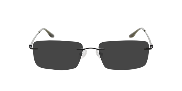 Brentwood Mattschwarz MetallEyeglass Frames von B24, mit getönten Gläsern