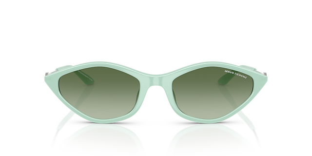 AX4152SU Opalescent Green KunststofSunglass Frames van B24, Vooraanzicht