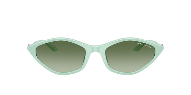 AX4152SU Opalescent Green KunststofSunglass Frames van B24, met getinte lenzen