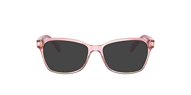 RB1591 Gestreept fuchsia AcetaatEyeglass Frames van B24, met getinte lenzen
