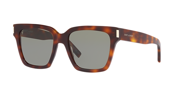 SL 507 Bruin AcetaatSunglass Frames van B24, Hoekweergave