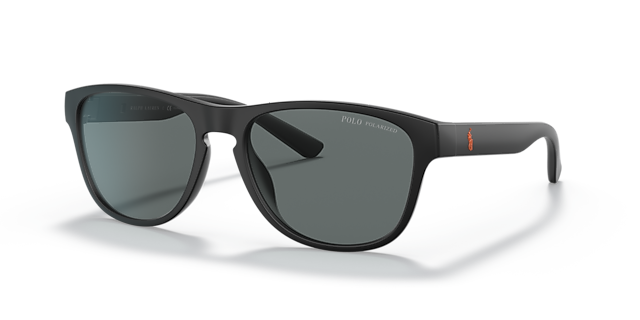 PH4180U Matt Schwarz KunststoffSunglass Frames von B24, Dreiviertelansicht