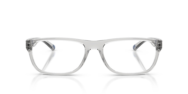 AN7289U Transparent Light Grey KunststofEyeglass Frames van B24, Vooraanzicht