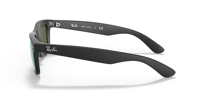 RB2132 Rubber Black KunststoffSunglass Frames von B24, Seitenansicht