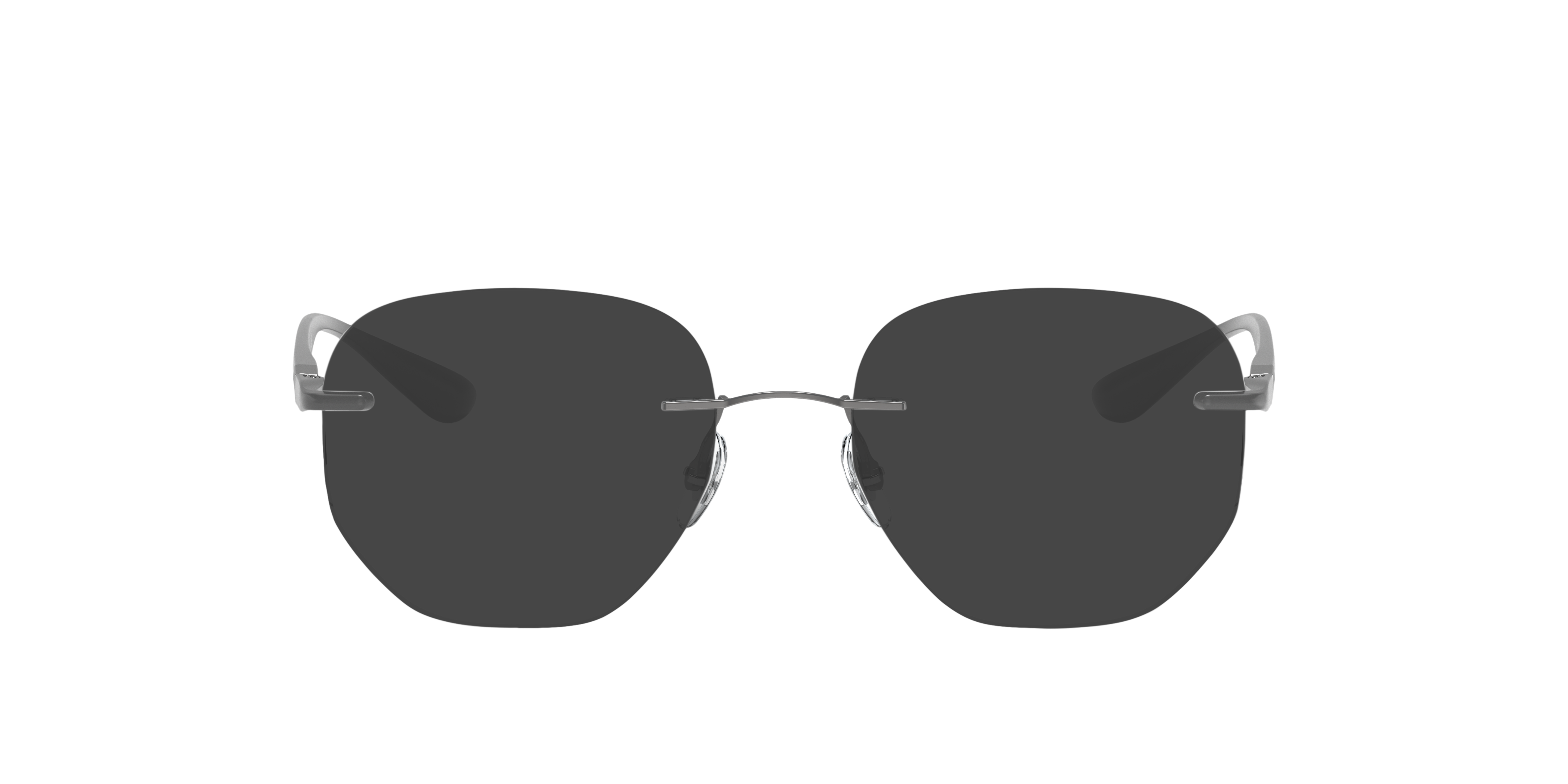 RB8766 Staalgrijs TitaanEyeglass Frames van B24, met getinte lenzen