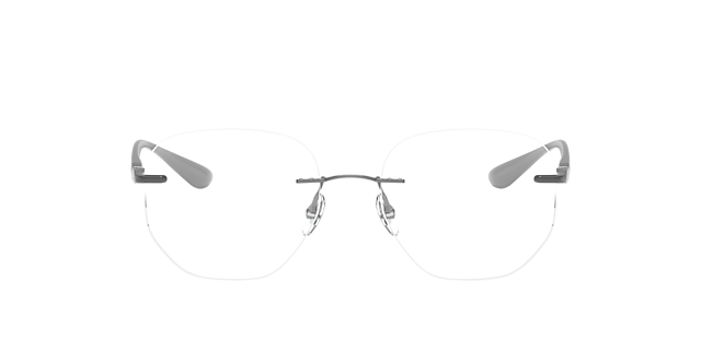 RB8766 Staalgrijs TitaanEyeglass Frames van B24, Vooraanzicht