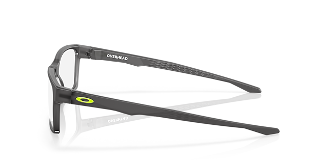 OVERHEAD Grau Rauch satiniert KunststoffEyeglass Frames von B24, Seitenansicht