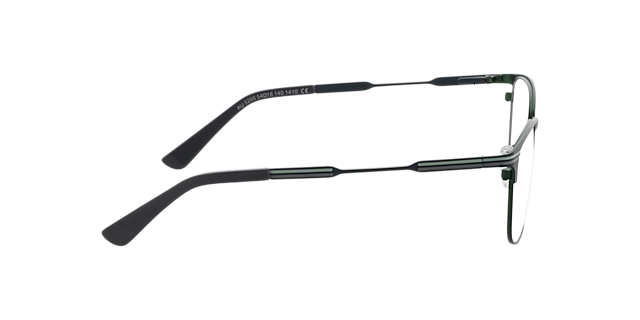 Montreal Matgrijs  &  leger kaki MetaalEyeglass Frames van B24, Zijaanzicht