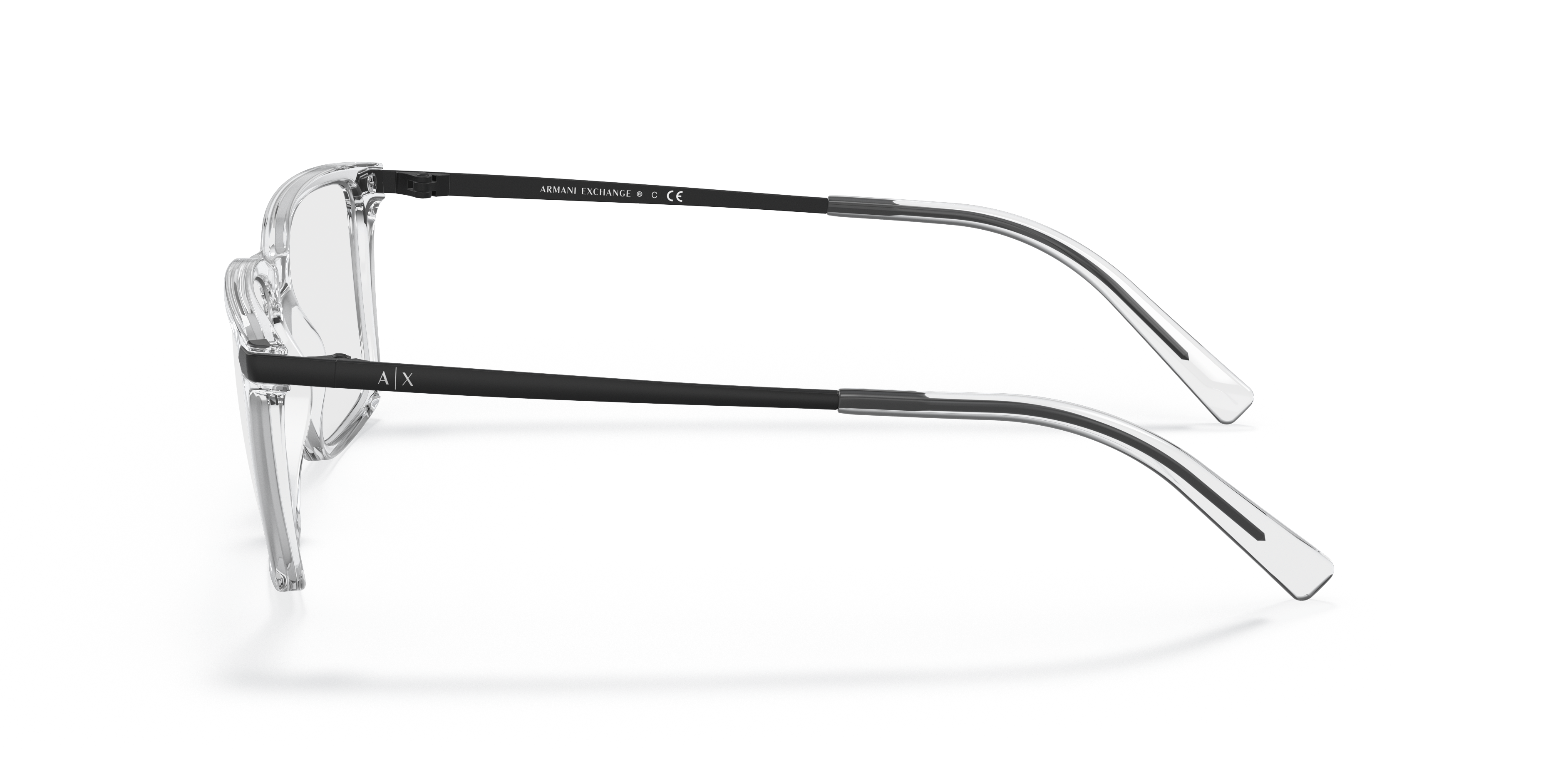 AX3077 Kristal KunststofEyeglass Frames van B24, Zijaanzicht