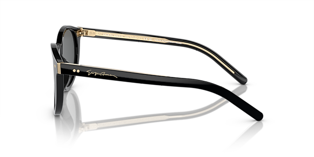 AR8199U Schwarz AcetatSunglass Frames von B24, Seitenansicht