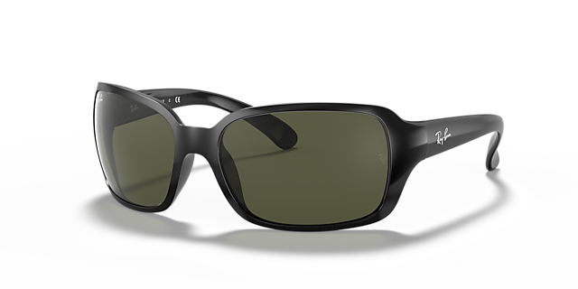 RB4068 Zwart KunststofSunglass Frames van B24, Hoekweergave