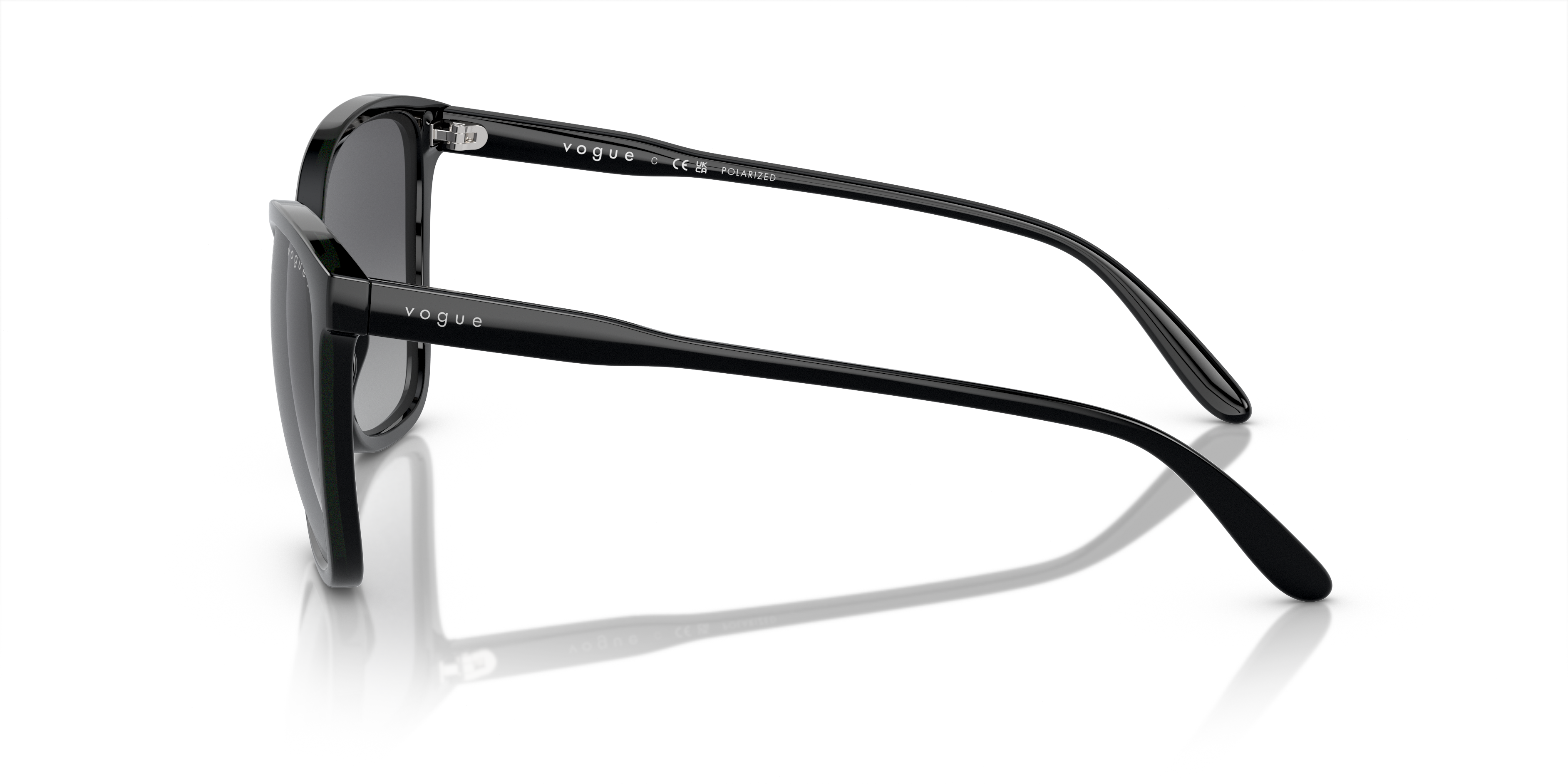 VO5520S Schwarz KunststoffSunglass Frames von B24, Seitenansicht