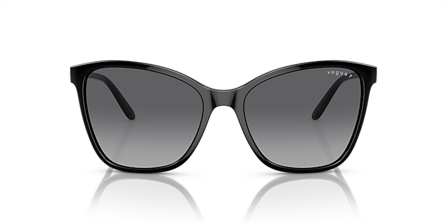 VO5520S Zwart KunststofSunglass Frames van B24, Vooraanzicht