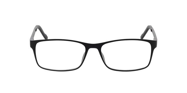 Köln Schwarz KunststoffEyeglass Frames von B24, Vorderansicht