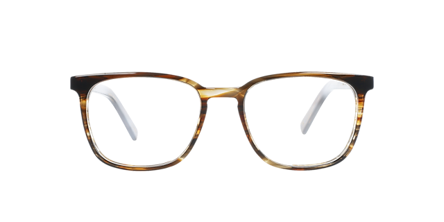 Berlin CT Brown Horizon AcetaatEyeglass Frames van B24, Vooraanzicht