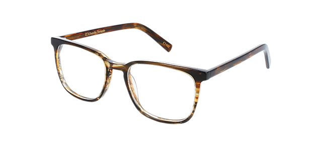 Berlin CT Brown Horizon AcetaatEyeglass Frames van B24, Hoekweergave