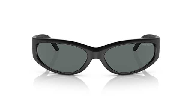 AN4302 Matzwart KunststofSunglass Frames van B24, Vooraanzicht