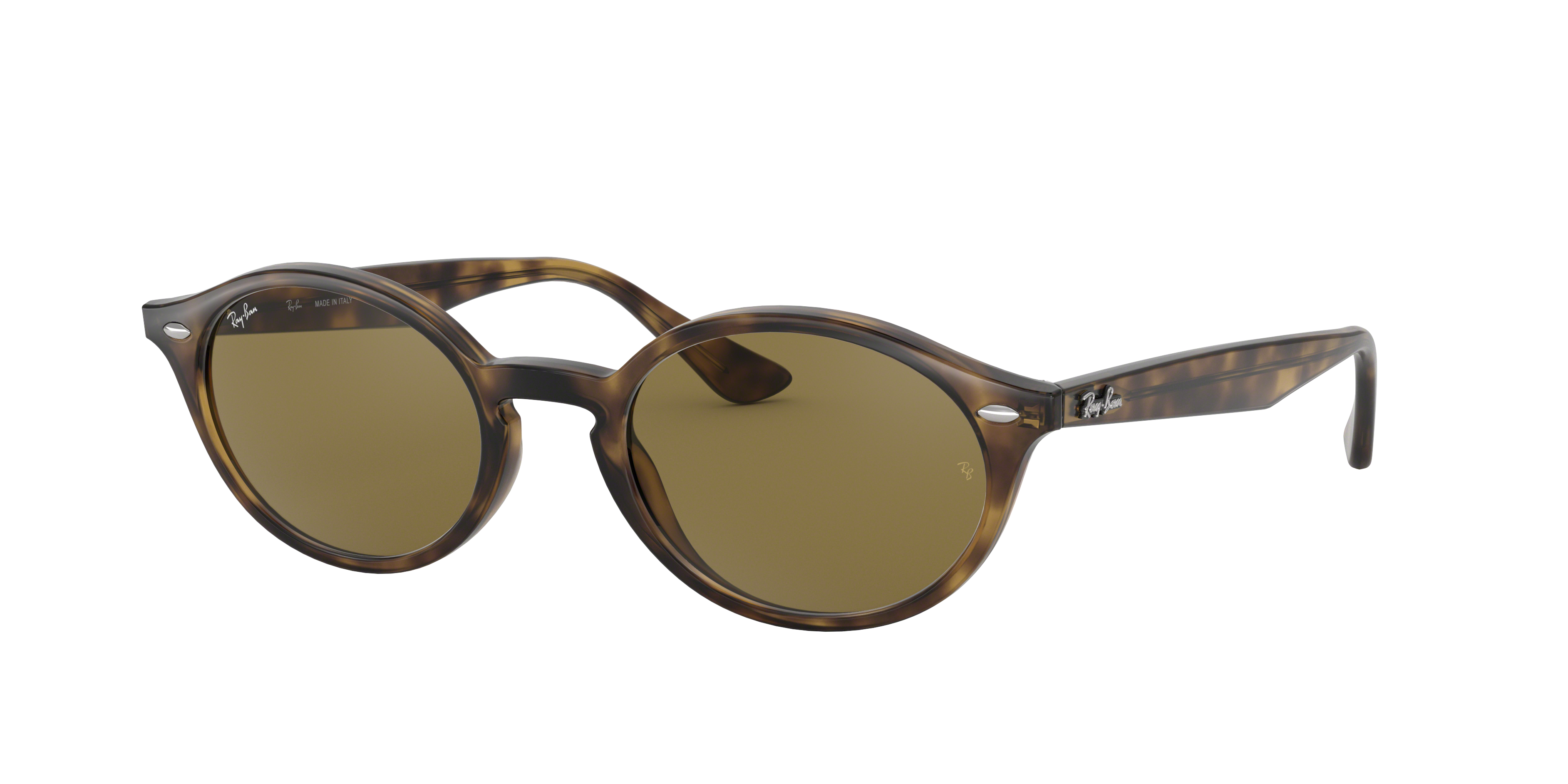 RB4315 Licht Havana KunststofSunglass Frames van B24, Hoekweergave
