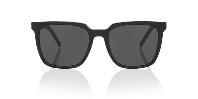 SL M146 Zwart AcetaatSunglass Frames van B24, Vooraanzicht