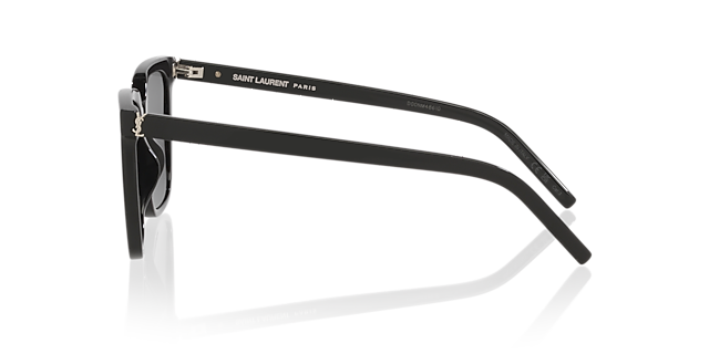 SL M146 Zwart AcetaatSunglass Frames van B24, Zijaanzicht