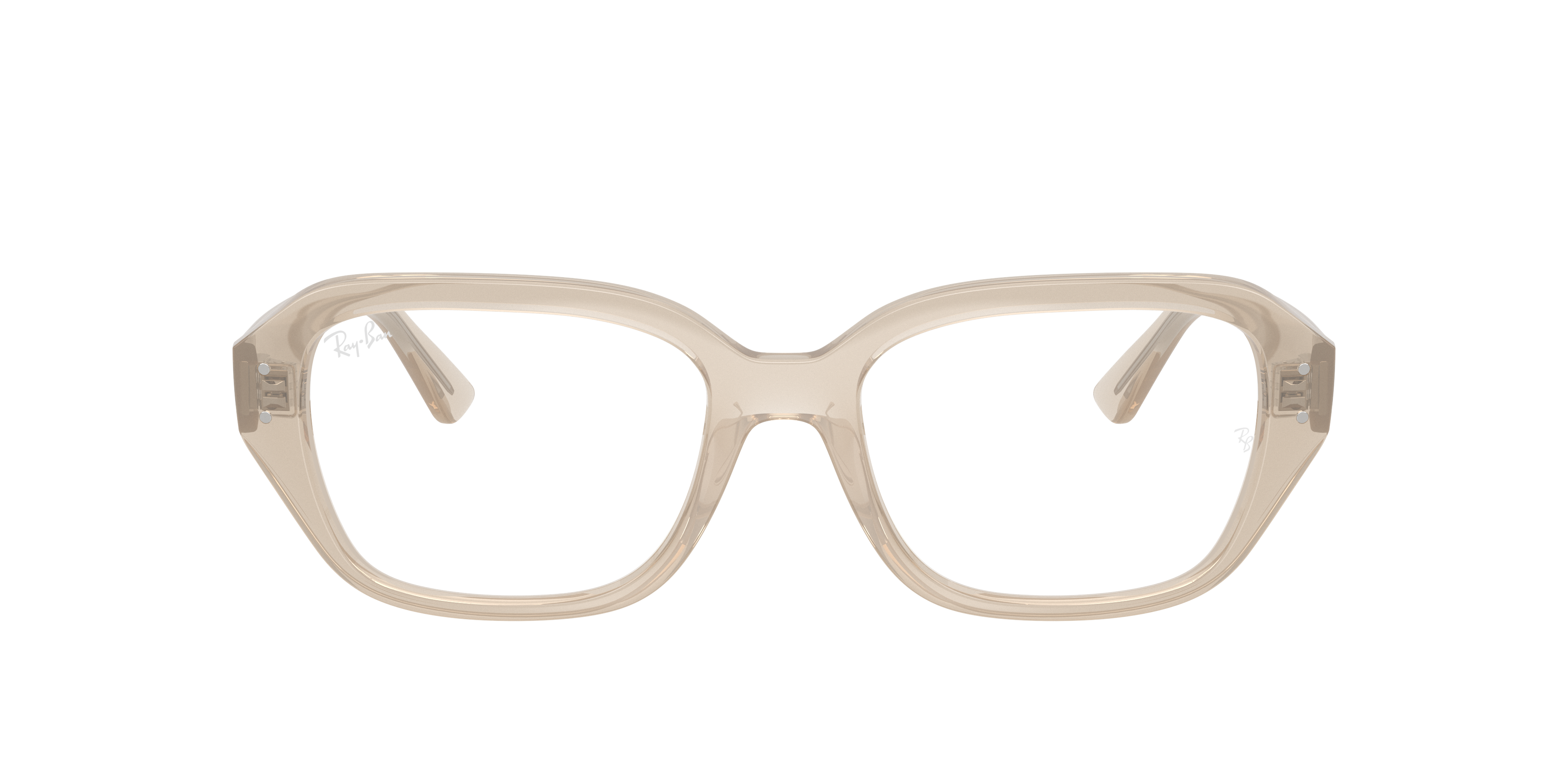 Ray-Ban 8056262417669 Cloudy Warm White/black, Size: Durchschnittlich