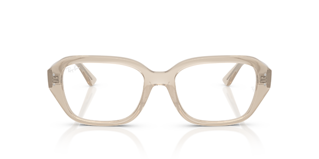 RB7258 Cloudy Warm White KunststofEyeglass Frames van B24, Vooraanzicht