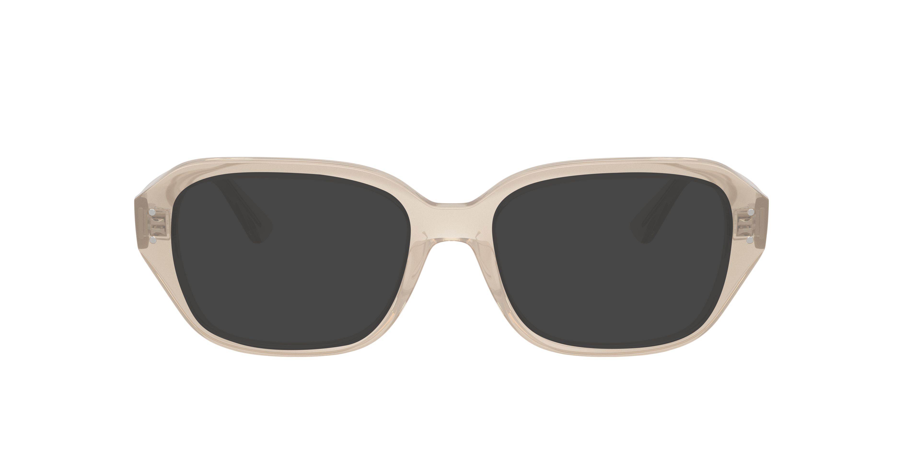 RB7258 Cloudy Warm White KunststofEyeglass Frames van B24, met getinte lenzen