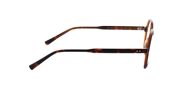 Toledo Tweelaags Havana  &  bruin AcetaatEyeglass Frames van B24, Zijaanzicht