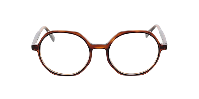 Toledo Tweelaags Havana  &  bruin AcetaatEyeglass Frames van B24, Vooraanzicht