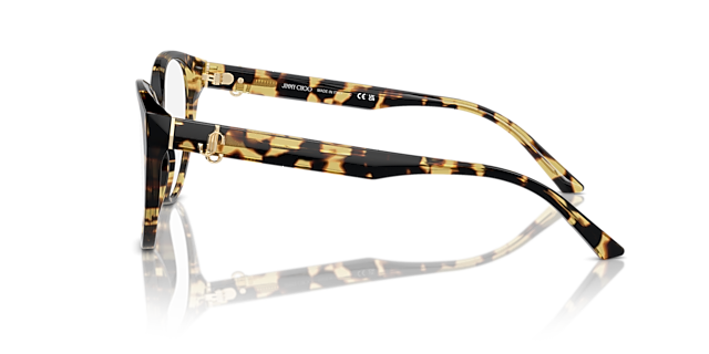 JC3009 Yellow Havana AcetatEyeglass Frames von B24, Seitenansicht