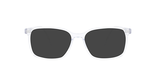 Mondrian White Crystal AcetaatEyeglass Frames van B24, met getinte lenzen