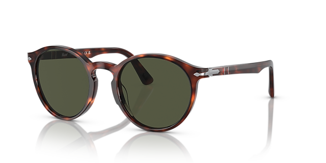 PO3171S Havana AcetatSunglass Frames von B24, Dreiviertelansicht