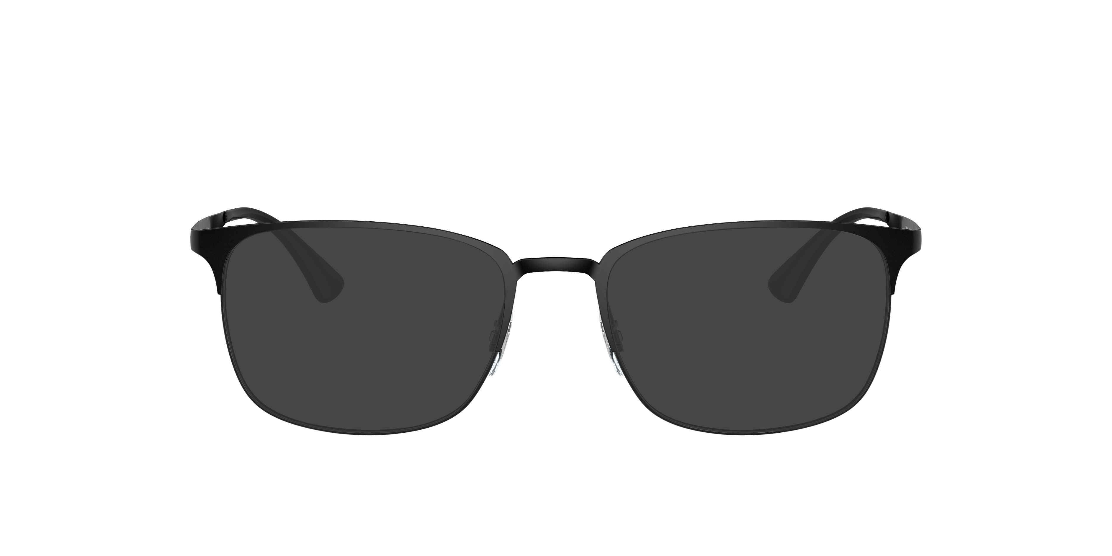 RB6421 Schwarz MetallEyeglass Frames von B24, mit getönten Gläsern