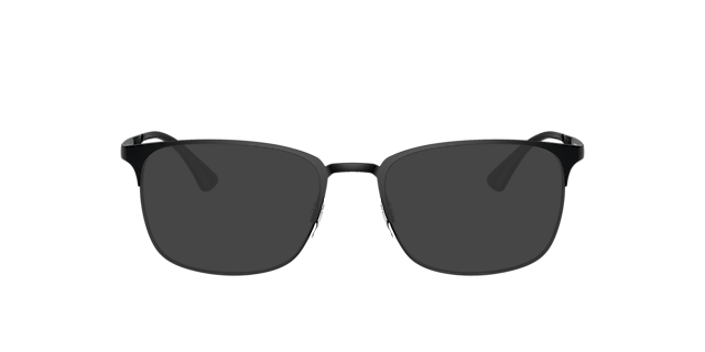 RB6421 Zwart MetaalEyeglass Frames van B24, met getinte lenzen