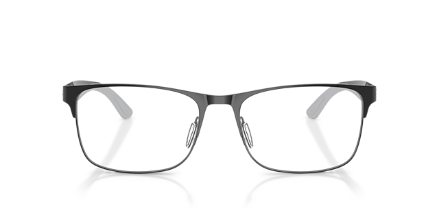 RB7550 Zwart MetaalEyeglass Frames van B24, Vooraanzicht