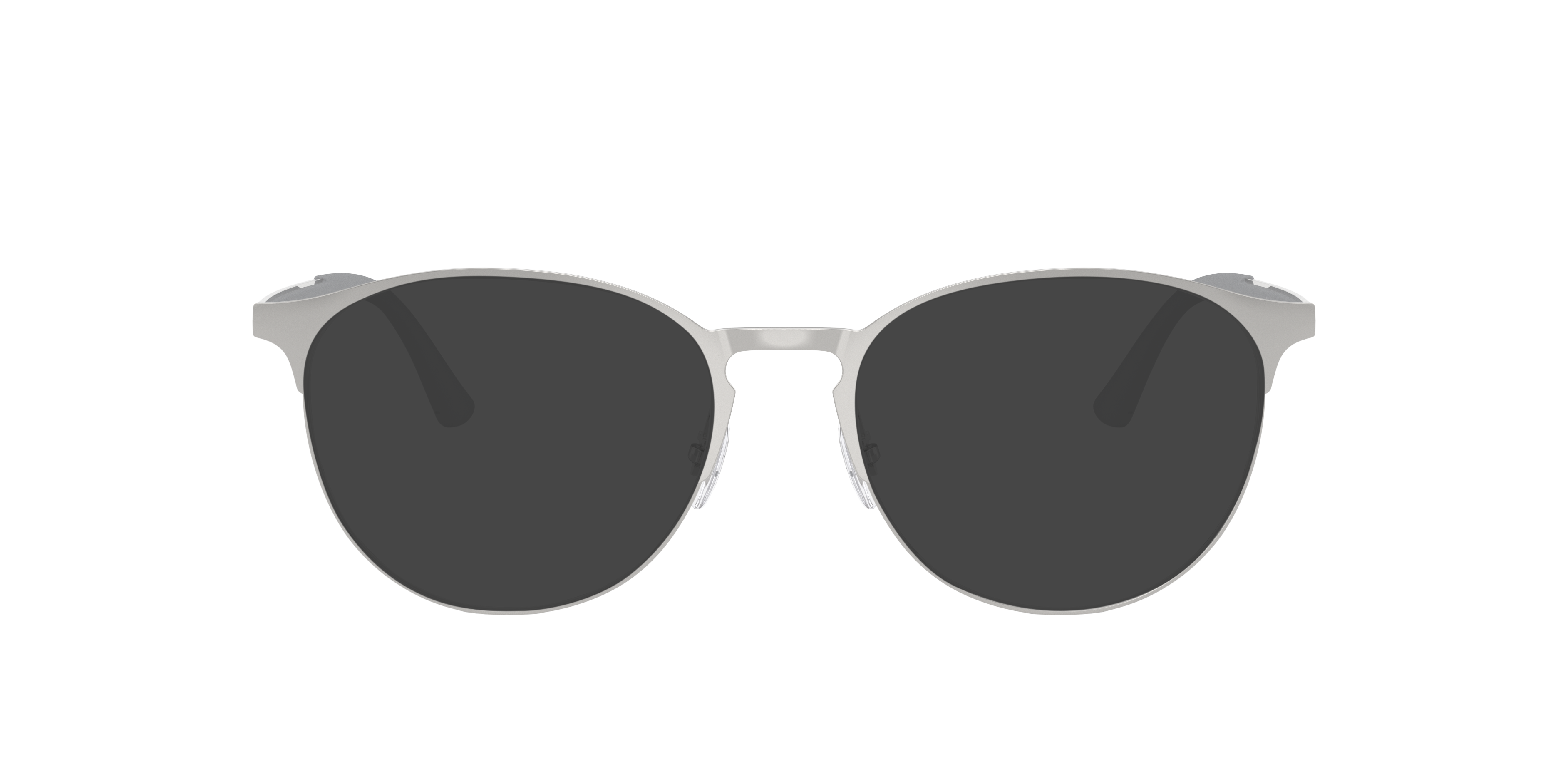 RB6375 Silver On Silver MetallEyeglass Frames von B24, mit getönten Gläsern