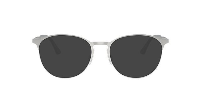 RB6375 Silver On Silver MetaalEyeglass Frames van B24, met getinte lenzen