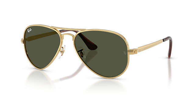 RB3925 Arista goud MetaalSunglass Frames van B24, Hoekweergave