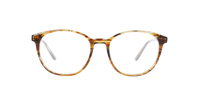 Sofia Brown Horizon AcetaatEyeglass Frames van B24, Vooraanzicht