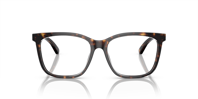 EA3228 Glanzend Havana & bovenkant kristal AcetaatEyeglass Frames van B24, Vooraanzicht