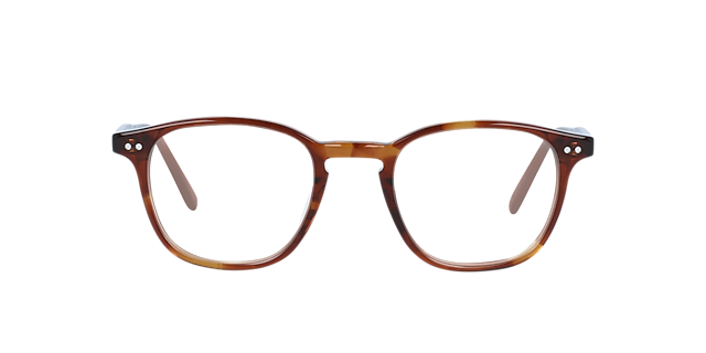 Clark Crystal Smokey Brown AcetaatEyeglass Frames van B24, Vooraanzicht