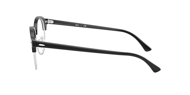 RB4246V Schwarz AcetatEyeglass Frames von B24, Seitenansicht